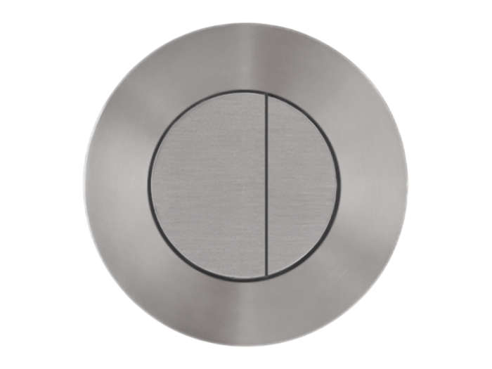 На изображении товар Кнопка двойного смыва CeaDesign Hydroplate, пневматическая, для встроенного/внешнего бачка Geberit (Sigma12, Omega12), сталь, цвет сатинированная медь от официального представителя в Москве
