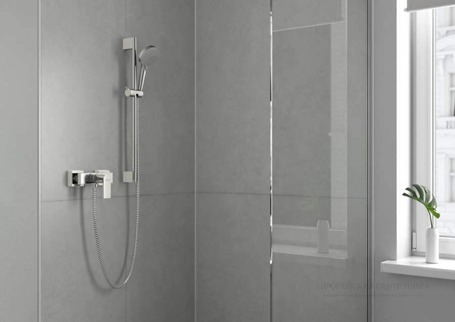 Душевой гарнитур Hansgrohe Vernis Blend, Vario: ручной душ, шланг,  душевая штанга Crometta 65 см., цвет хром - изображение 1