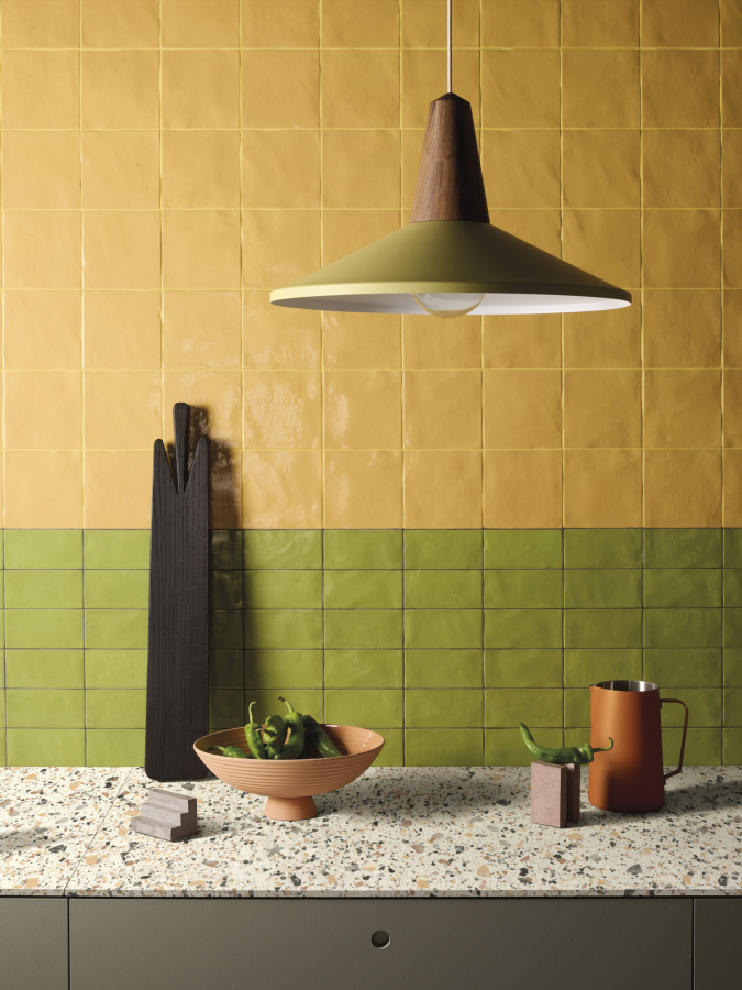 Iris ceramica Керамическая плитка Bottega D'arte Giallo glossy 15x15 - изображение 1