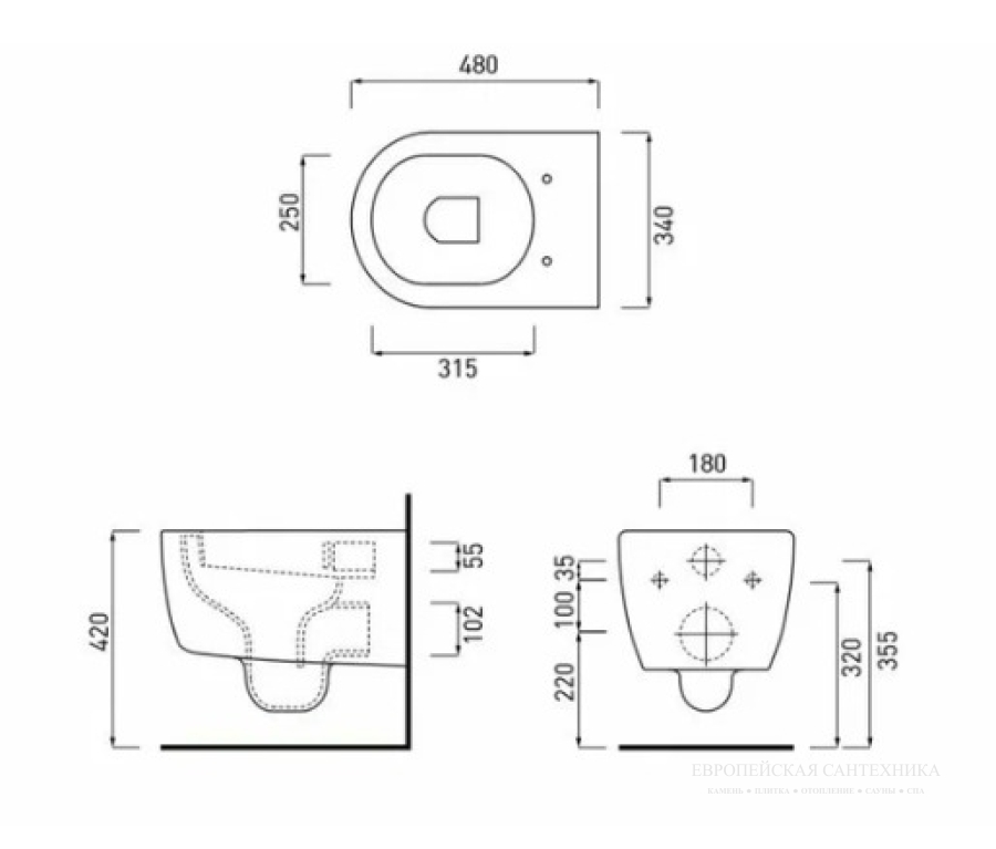 Сиденье для унитаза Cielo Smile 455х375 мм, с плавным опусканием, Talco - изображение 5