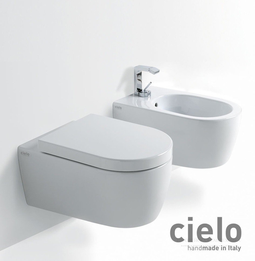 Сиденье для унитаза Cielo Smile 455х375 мм, с плавным опусканием, Talco - изображение 2