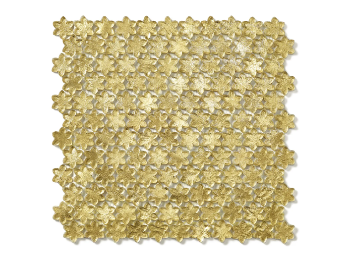 На изображении товар Sicis Смальтовая мозаика Petites Fleurs F18 Mimosa sheet-size 316x293 mm от официального представителя в Москве