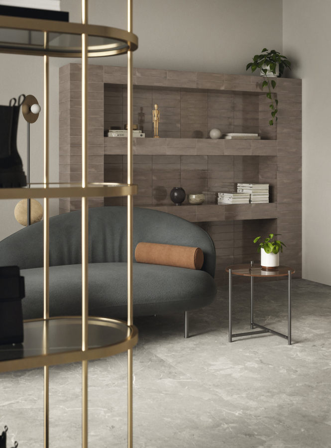 Iris Ceramica Керамическая плитка Elementi Rivestimento Visone glossy 30x7,5 - изображение 3