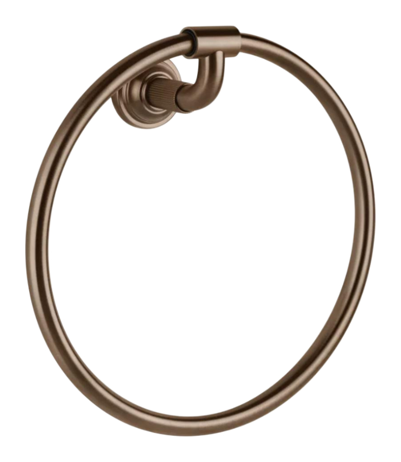 Полотенцедержатель Gessi Venti20, кольцевой, настенный, Ø222 мм, цвет Copper Brushed PVD