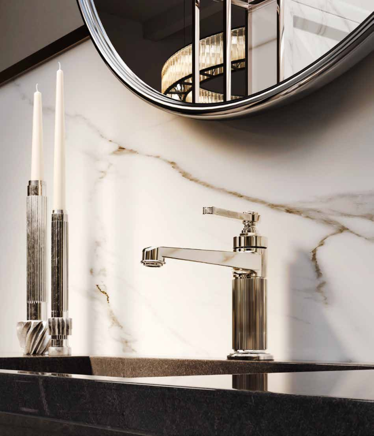 Смеситель для раковины Gessi Venti20, без донного клапана, цвет Black Metal PVD - изображение 1