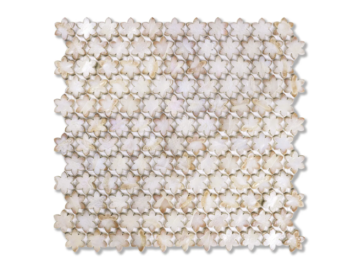 На изображении товар Sicis Смальтовая мозаика Petites Fleurs F04 Woodbine sheet-size 316x293 mm от официального представителя в Москве