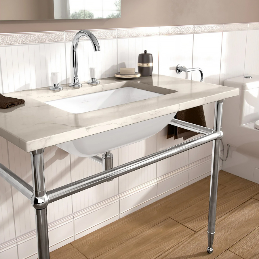 Раковина Villeroy&Boch Loop & Friends для установки под столешницу 540x340 мм, белая - изображение 1