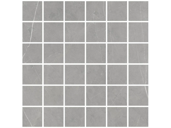 На изображении товар Living Ceramics Керамогранит Allure Grey Mosaic 55 Soft textured 29,8x29,8 от официального представителя в Москве
