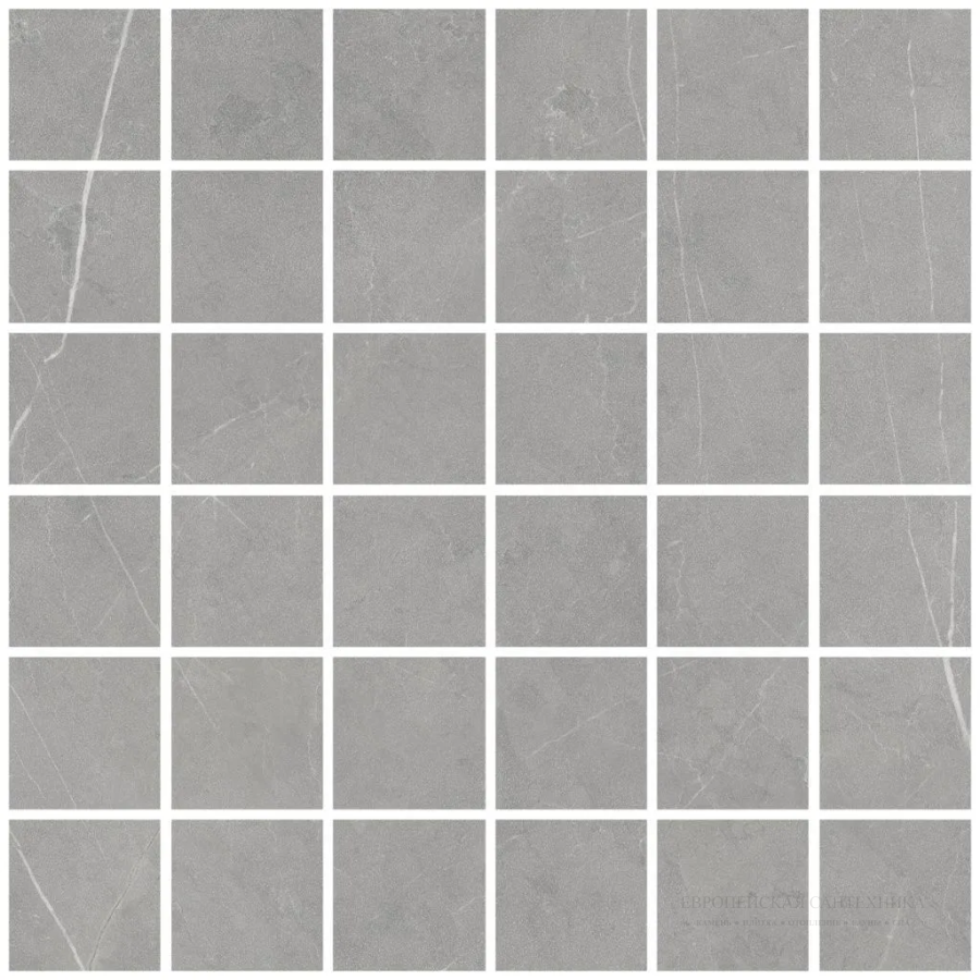 Living Ceramics Керамогранит Allure Grey Mosaic 55 Soft textured 29,8x29,8