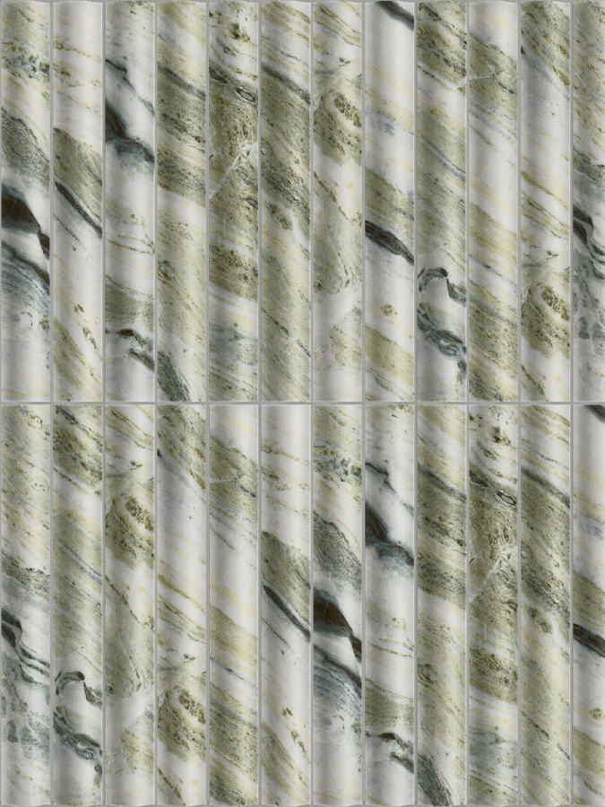 Sartoria Керамическая плитка Maximalista River Jade Roman Large Matt 5x40 - изображение 1