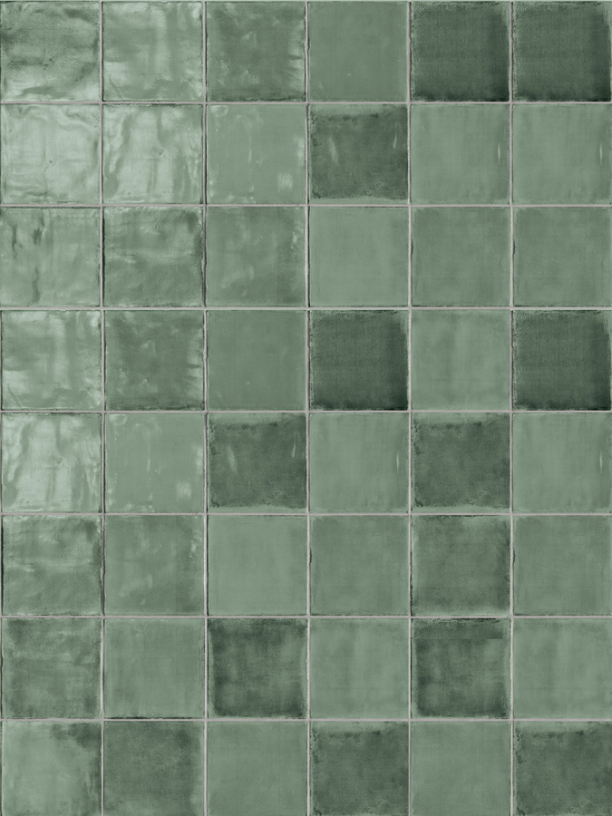 Sartoria Керамическая плитка Tsquare Mint Tea Glossy 15x15 - изображение 1
