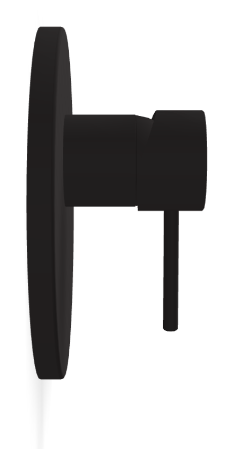 Смеситель для душа Carlo Frattini Spillo Up, встраиваемый, однорычажный, внешняя часть, цвет матовый чёрный - изображение 2