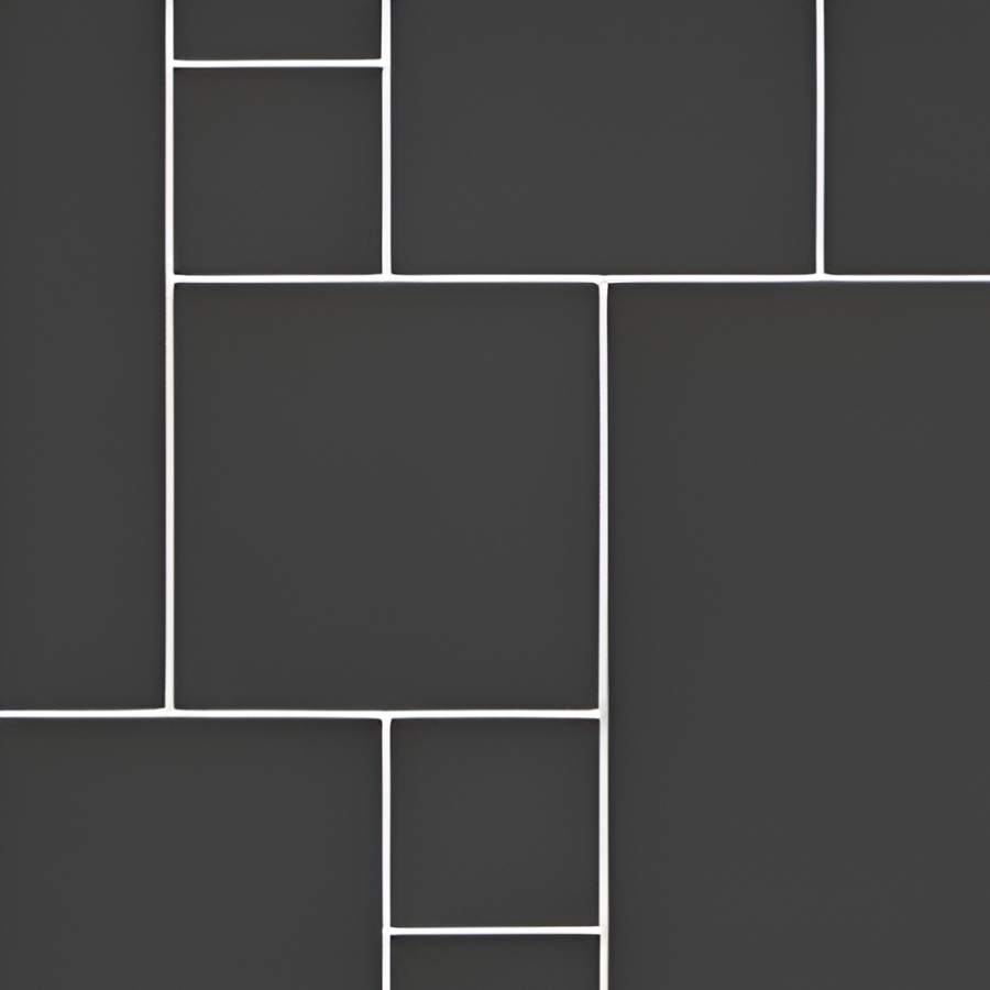 Micro. Керамогранит Microtiles X4 Offset Black 35,1x30,1