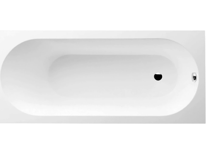 На изображении товар Ванна Villeroy&Boch Oberon встраиваемая, 1800 x 800 мм, прямоугольная, в комплекте с ножками, цвет альпийский белый от официального представителя в Москве