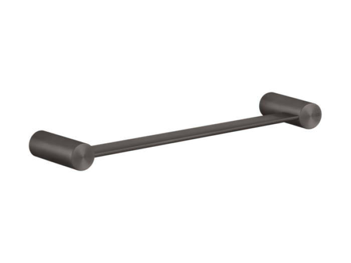 На изображении товар Полотенцедержатель Gessi 316, настенный, L300 мм, цвет Black Metal Brushed PVD от официального представителя в Москве