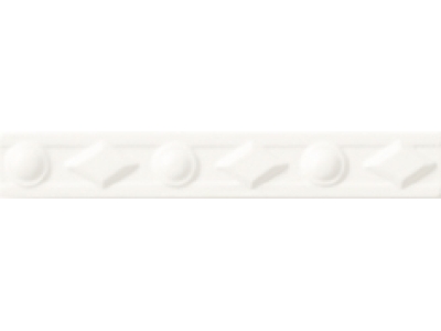 CERAMICHE GRAZIA Бордюр ELECTA DIAMANTATO 3X20 BIANCO MATT