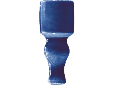 CERAMICHE GRAZIA Угловой элемент EPOQUE ANGOLO FINALE 6,5X2 DIAMANTATO COBALT CRAQUELE