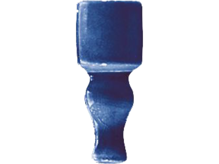 На изображении товар CERAMICHE GRAZIA Угловой элемент EPOQUE ANGOLO FINALE 6,5X2 DIAMANTATO COBALT CRAQUELE от официального представителя в Москве