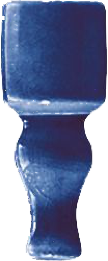 CERAMICHE GRAZIA Угловой элемент EPOQUE ANGOLO FINALE 6,5X2 DIAMANTATO COBALT CRAQUELE