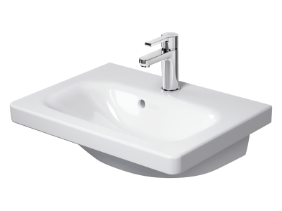 Раковина Duravit DuraStyle для мебели, 635х400 мм, с переливом, 1 отверстие под смеситель, цвет белый