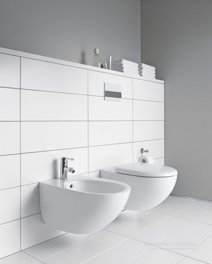 Унитаз Duravit Architec подвесной, 575 х 360 мм, цвет белый - изображение 1