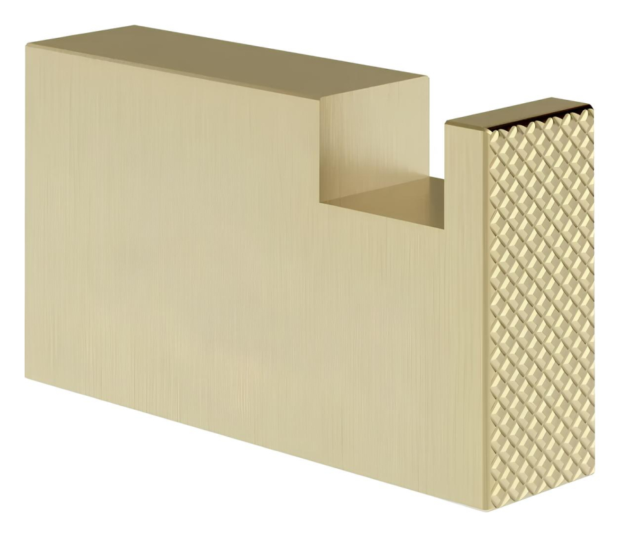 Крючок Gessi Inverso, 35hх15x60 мм, настенный, цвет Brushed Brass PVD