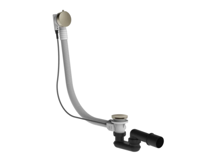 На изображении товар Слив-перелив для ванны Gessi Technical accessories, L700 мм, цвет Finox Brushed Nickel от официального представителя в Москве