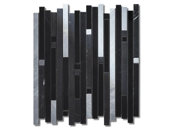 На изображении товар Sicis Смешанная мозаика Fibers Thick Volcanic 288x331 mm от официального представителя в Москве