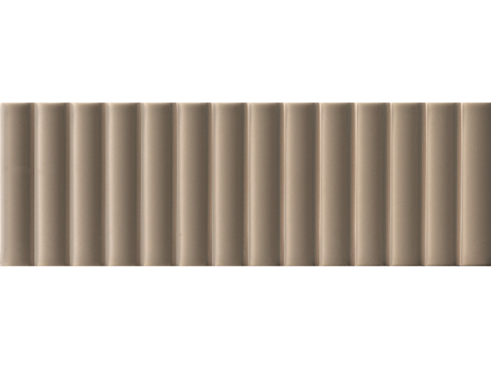 На изображении товар Micro. Керамогранит 3D Forms Fluted Mou 10X30 от официального представителя в Москве