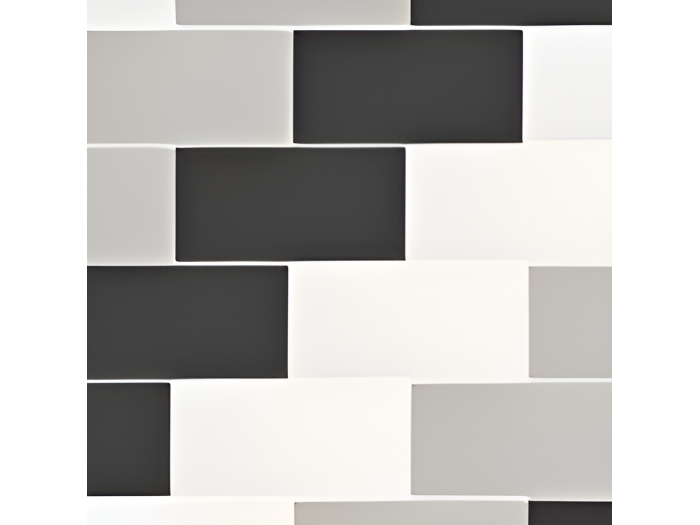 На изображении товар Micro. Керамогранит Microtiles Subway Mix White/Dust/Black 30,1X30,1 от официального представителя в Москве