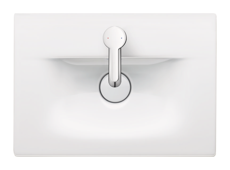 Смеситель для раковины Duravit C.1 однорычажный, h-155 мм, с донным клапаном, цвет хром - изображение 4