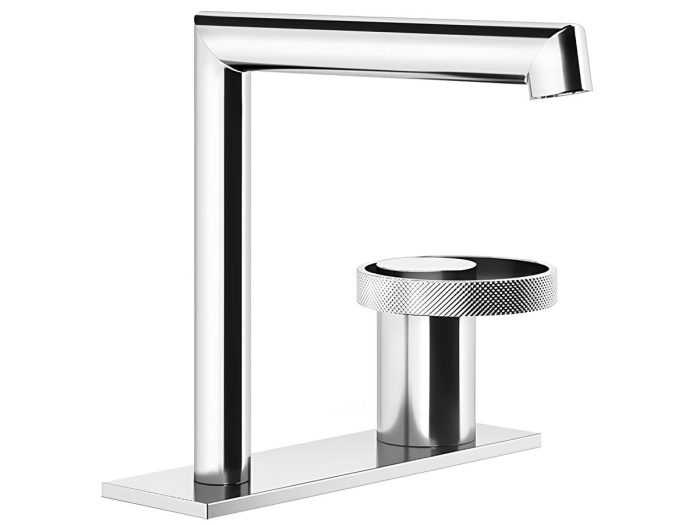 На изображении товар Смеситель для раковины Gessi Anello, без донного клапана, цвет Chrome от официального представителя в Москве