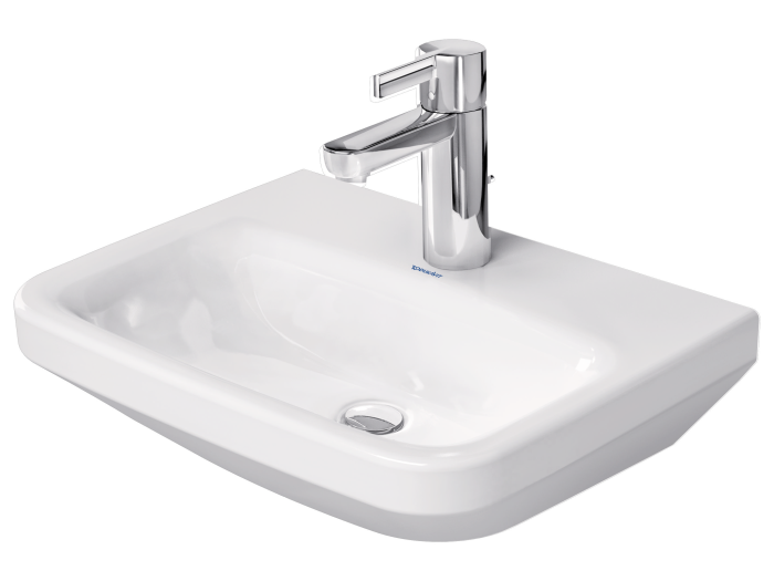 На изображении товар Раковина Duravit DuraStyle для рук, 450x335 мм, без перелива, с 1 отверстием под смеситель, цвет белый от официального представителя в Москве
