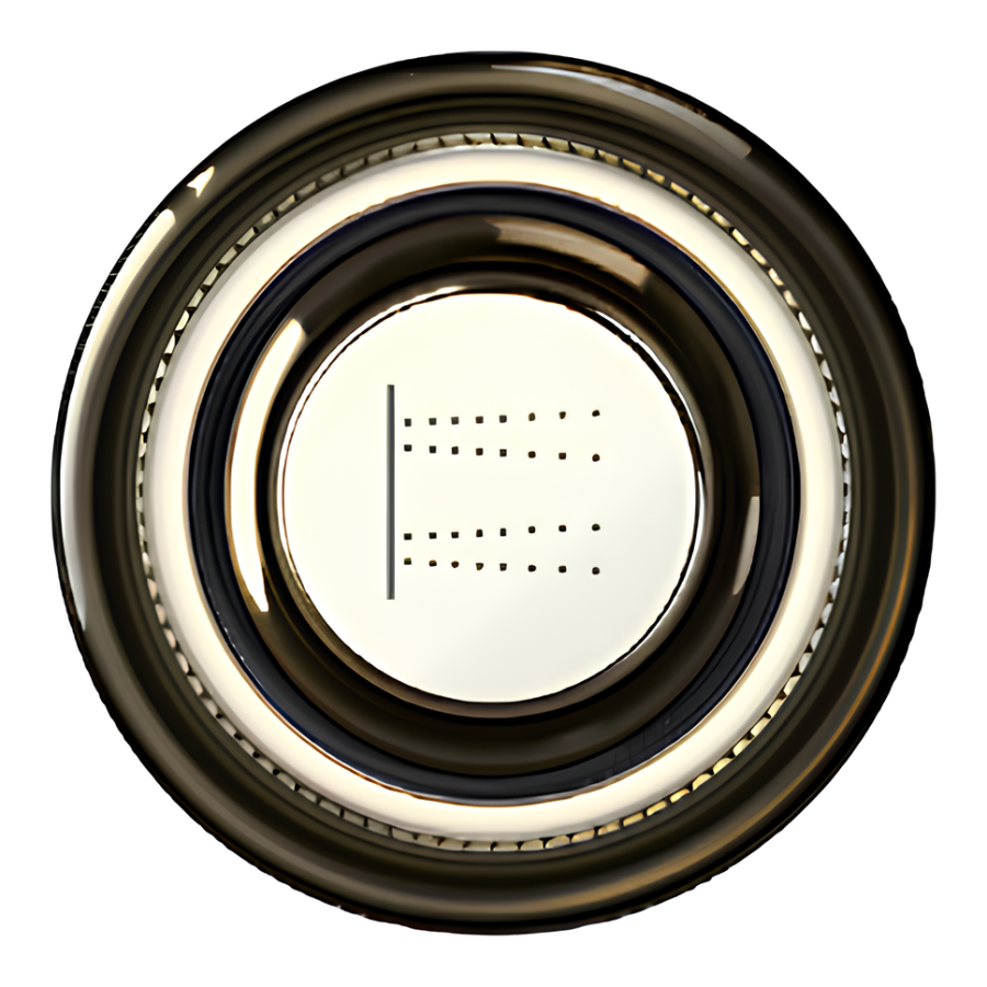 Кнопка для душевой системы Gessi HI-FI Eclectic, с символом "Body Jets", цвет Brass PVD