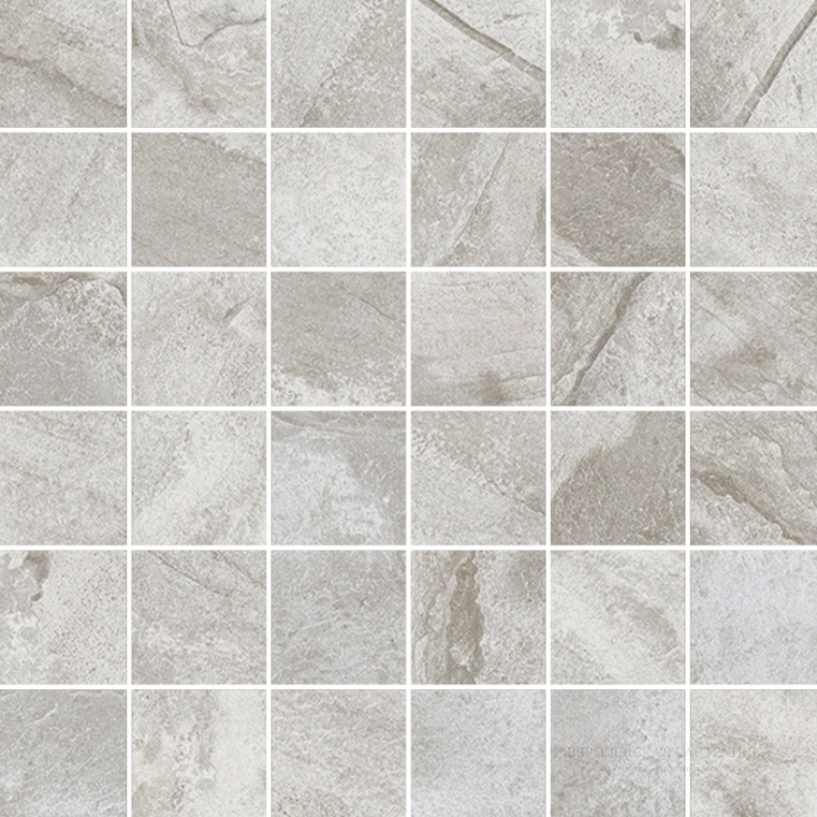 La Fabbrica Ava Керамогранит Mosaico Deep Stone White Nat Ret 30х30