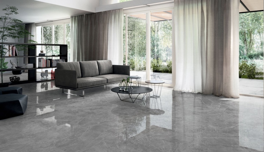Santagostino Керамогранит Themar Grigio Savoia 4489 Kry, 44,5x89 - изображение 2