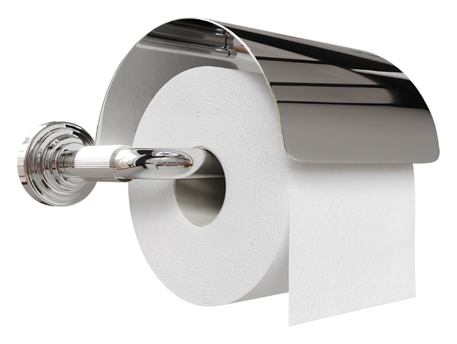 Бумагодержатель Gessi Venti20, с крышкой, цвет Brass PVD - изображение 1