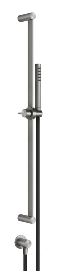 Штанга Gessi 316, настенная, с душевой лейкой, h828 мм, цвет Steel Brushed - изображение 3