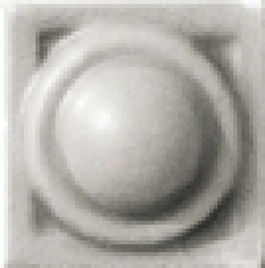 CERAMICHE GRAZIA Вставка AMARCORD TOZZETTO DIAMANTATO 3X3 DARK FUMO MATT