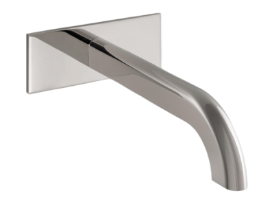 Излив CEA Design Sixty, настенный, длина 251 мм, полированная нержавеющая сталь