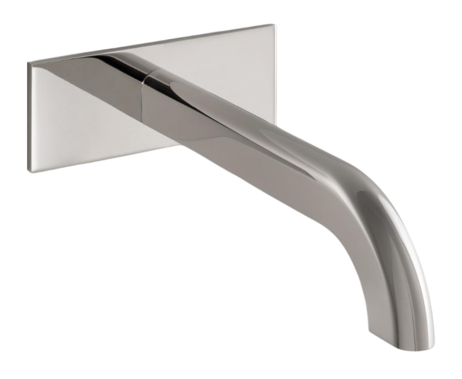 Излив CEA Design Sixty, настенный, длина 251 мм, полированная нержавеющая сталь