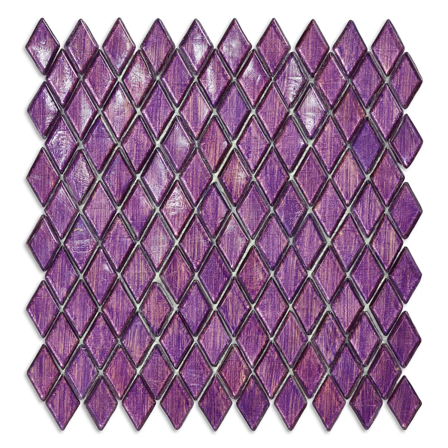 Sicis Стеклянная мозаика Diamond ITEM T45 Rodolite chips size 23х40 mm sheet size 251x253 mm