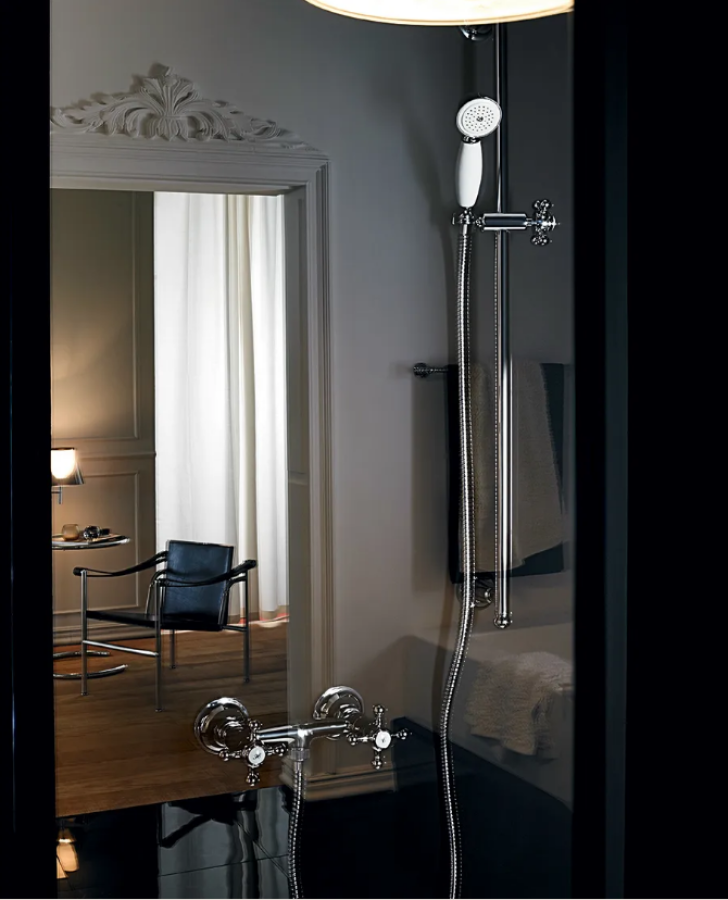 Душевая штанга Zucchetti Agora, с регулируемым кронштейном, h800 мм, цвет хром - изображение 1