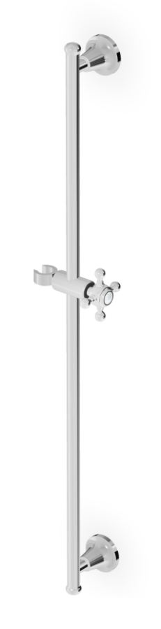 Душевая штанга Zucchetti Agora, с регулируемым кронштейном, h800 мм, цвет хром
