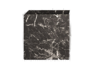 На изображении товар Раковина Nabatei Antonio Lupi, 40 x 40 x H 40 см, мрамор, цвет Grigio Lavico от официального представителя в Москве