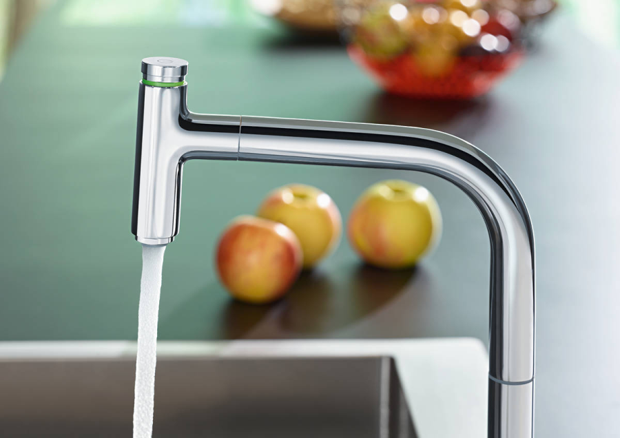 Смеситель для кухни Hansgrohe Metris 2jet, с выдвижным душем, цвет хром - изображение 3
