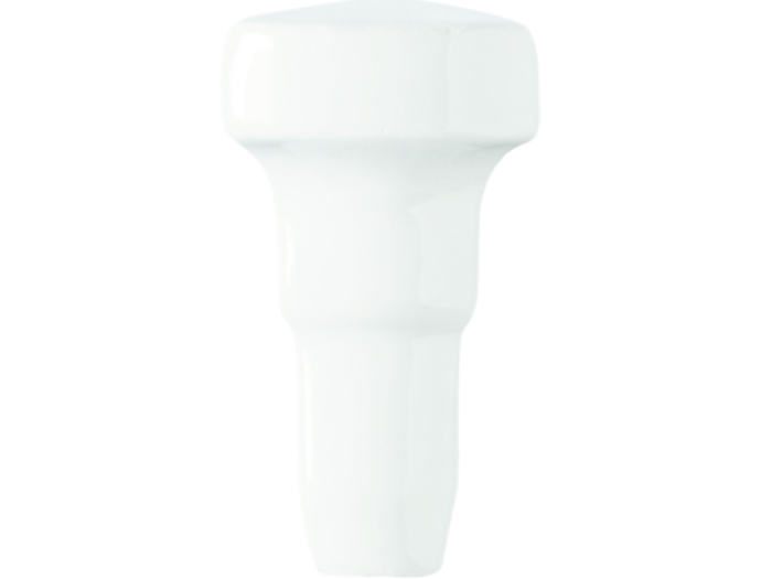 На изображении товар CERAMICHE GRAZIA Угловой элемент MELANGE ANGOLO ESTERNO TORO 5,5X2 MILK от официального представителя в Москве