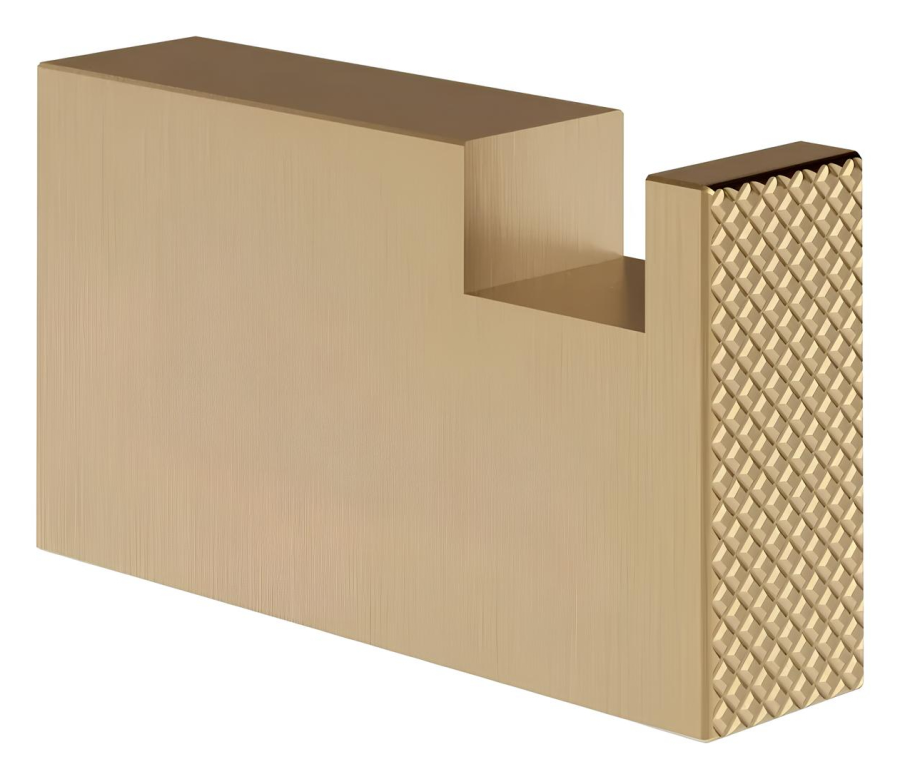 Крючок Gessi Inverso, 35hх15x60 мм, настенный, цвет Warm Bronze Brushed PVD