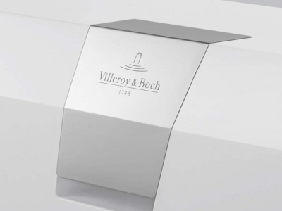 Слив-перелив Villeroy&Boch для ванны 200х300 мм, белый/хром