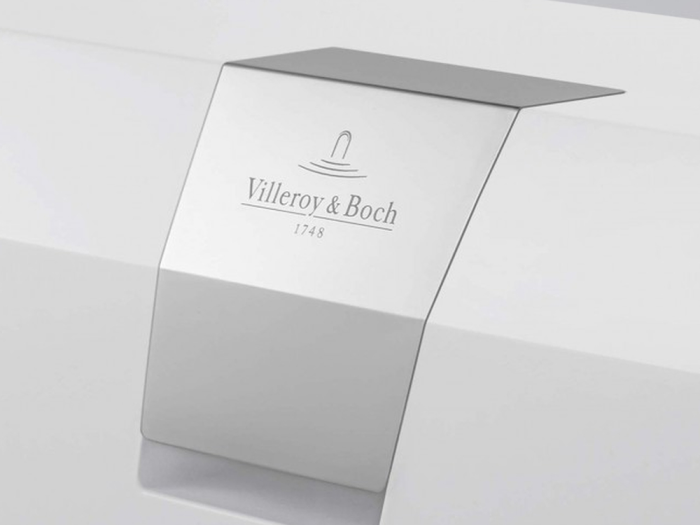 На изображении товар Слив-перелив Villeroy&Boch для ванны 200х300 мм, белый/хром от официального представителя в Москве